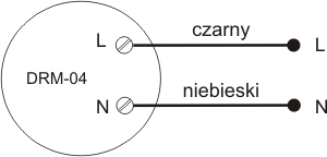 Plafon z czujnikiem ruchu DRM-04